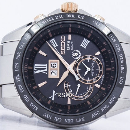 Orologio da uomo Seiko Astron GPS Solar Perpetual SSE151 SSE151J1 SSE151J Orologio da uomo
