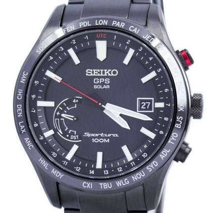 Orologio da uomo Seiko Sportura GPS Solar World Japan Orologio SSF005 SSF005J1 SSF005J da uomo