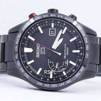 Orologio da uomo Seiko Sportura GPS Solar World Japan Orologio SSF005 SSF005J1 SSF005J da uomo