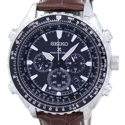Orologio da uomo Seiko Prospex Radio Sync cronografo solare SSG005 SSG005P1 SSG005P