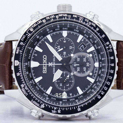 Orologio da uomo Seiko Prospex Radio Sync cronografo solare SSG005 SSG005P1 SSG005P