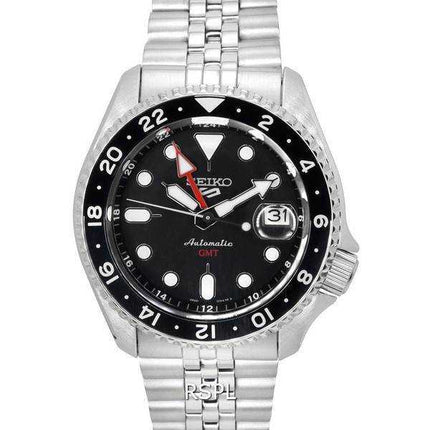 Seiko 5 Sports Black Grape GMT SKX Re-Interpretation Automatic SSK001 SSK001K1 SSK001K 100M Orologio da uomo