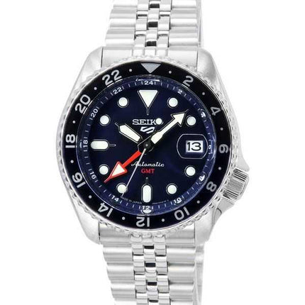 Orologio da uomo Seiko 5 Sports in acciaio inossidabile con quadrante blu automatico SSK003J1 100M