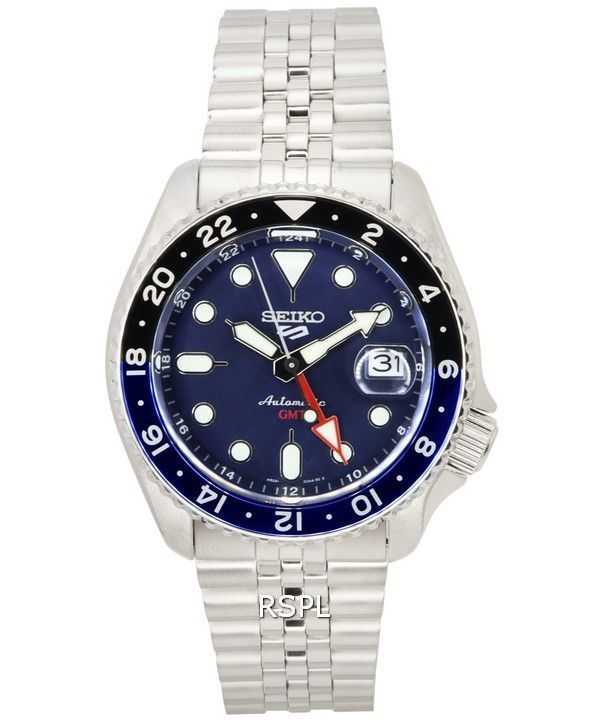 Seiko 5 Sports Blueberry GMT SKX Re-Interpretation Automatic SSK003 SSK003K1 SSK003K 100M Orologio da uomo