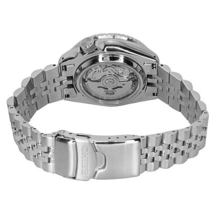 Orologio da uomo Seiko 5 Sports SKX Sports Style GMT in acciaio inossidabile con quadrante arancione, 24 gioielli, automatico SSK005J1 100M, ricondizionato