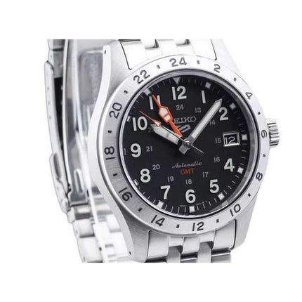 Orologio da uomo Seiko 5 Sports GMT Field Series in acciaio inossidabile quadrante nero automatico SSK023K1 100