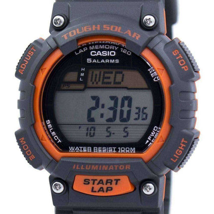 Casio Tough Solar Illuminator Lap Memory Alarm Digital STL-S100H-4AV STLS100H-4AV Orologio da uomo