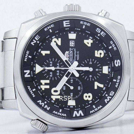 Orient Pilot Chronograph Quartz Japan Made STT17001B0 Orologio da uomo