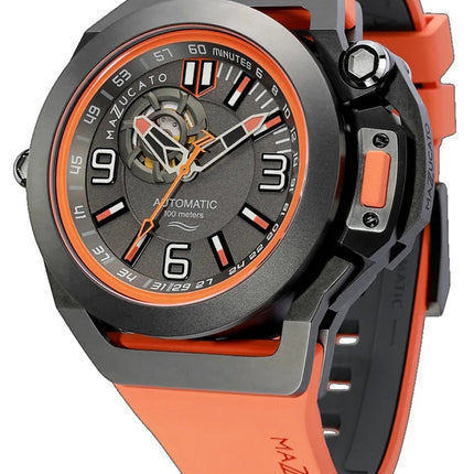 Mazzucato RIM Scuba Orange reversibile doppio quadrante automatico SUB04-ORCG9 100M orologio da uomo