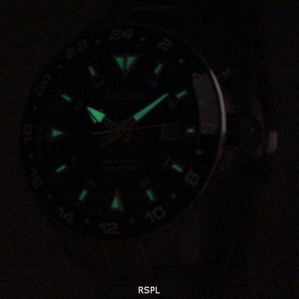 Orologio da uomo Seiko Sportura Kinetic GMT SUN015 SUN015P1 SUN015P