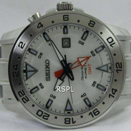 Orologio da uomo Seiko Sportura Kinetic GMT SUN025 SUN025P1 SUN025P