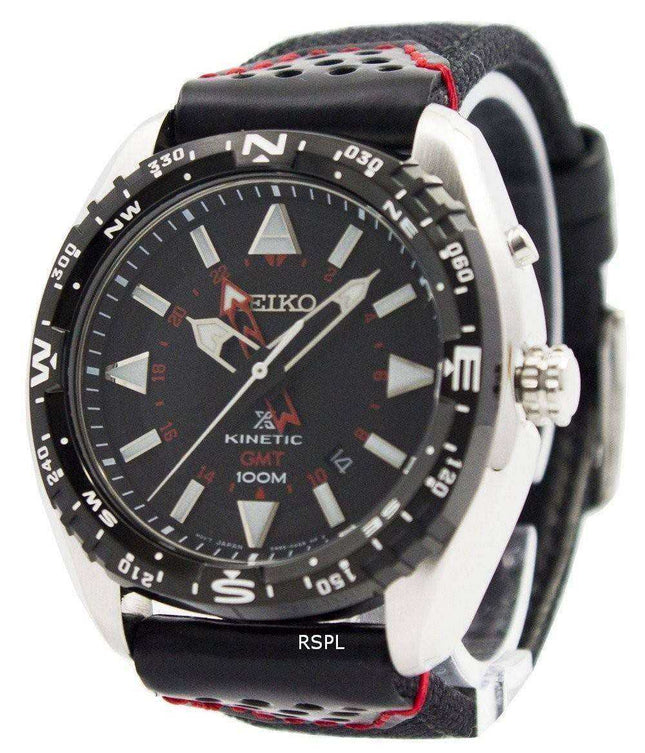 Orologio da uomo Seiko Prospex Kinetic GMT 100M SUN049P2