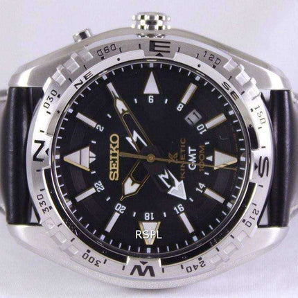 Orologio da uomo Seiko Prospex Land Kinetic GMT 100M SUN053 SUN053P1 SUN053P