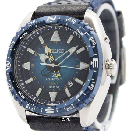 Orologio da uomo Seiko Prospex Kinetic GMT 100M SUN059 SUN059P1 SUN059P