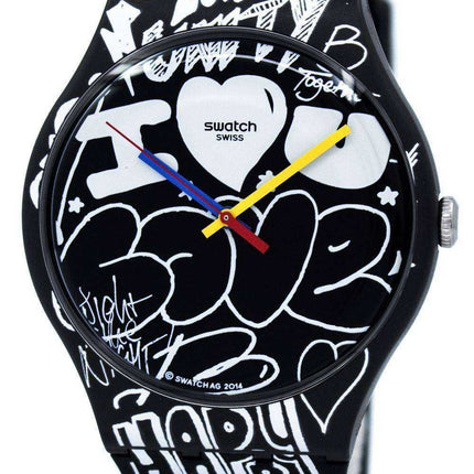 Orologio unisex Swatch Originals Love Quartz SUOB125
