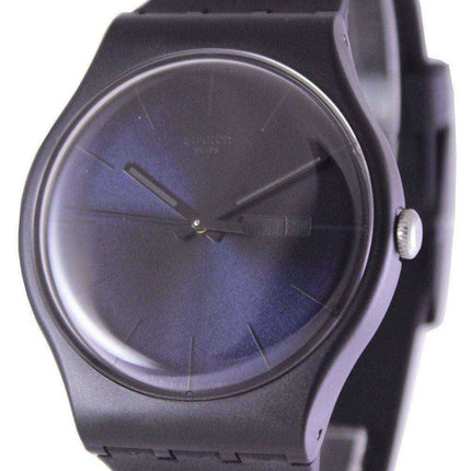 Orologio unisex Swatch Originals Black Rebel Swiss Quartz SUOB702