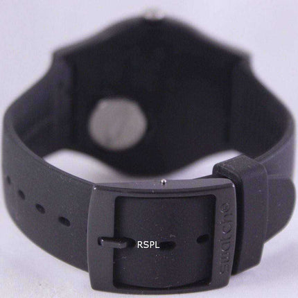 Orologio unisex Swatch Originals Black Rebel Swiss Quartz SUOB702