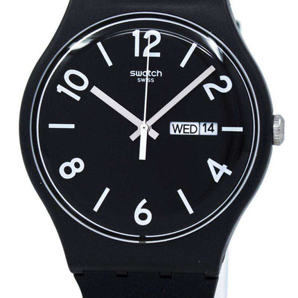 Orologio unisex Swatch Originals Backup Black Quartz SUOB715
