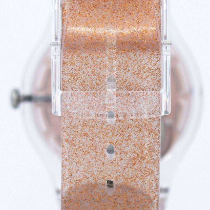 Orologio unisex Swatch Originals Pink Glistar Quartz SUOK703