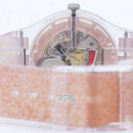 Orologio unisex Swatch Originals Pink Glistar Quartz SUOK703