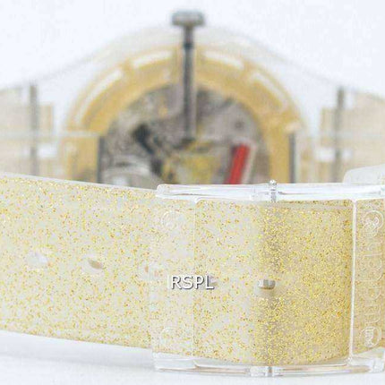 Swatch Originals Golden Sparkle Quartz Orologio SUOK704 unisex