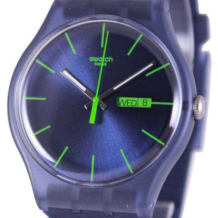 Swatch Originals Blue Rebel Swiss Quartz SUON700 Orologio unisex