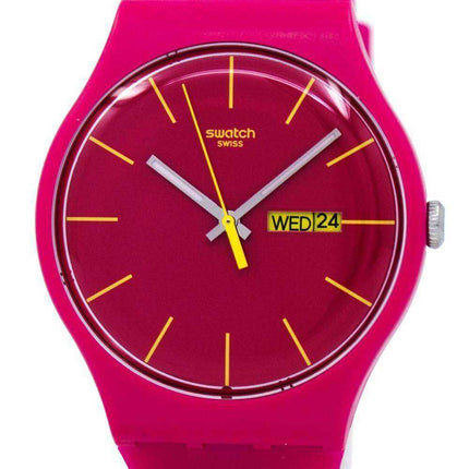 Orologio unisex Swatch Originals Rubine Rebel Quartz SUOR704