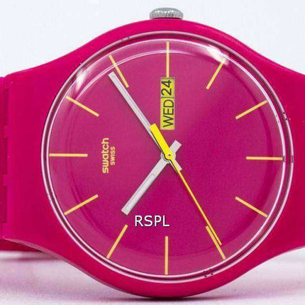 Orologio unisex Swatch Originals Rubine Rebel Quartz SUOR704