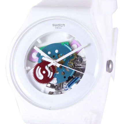 Swatch Originals White Quartz Swiss Quartz SUOW100 Orologio unisex