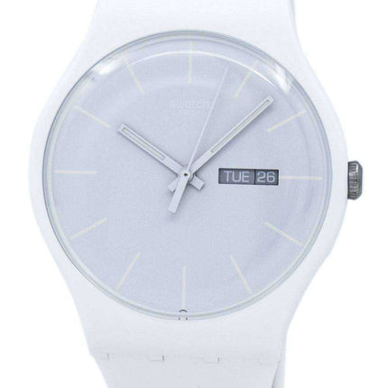 Swatch Originals White Rebel Quartz SUOW701 Orologio unisex