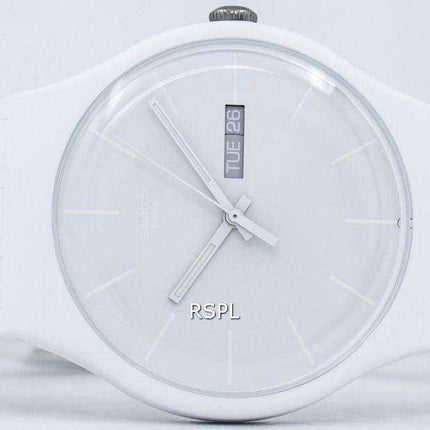 Swatch Originals White Rebel Quartz SUOW701 Orologio unisex