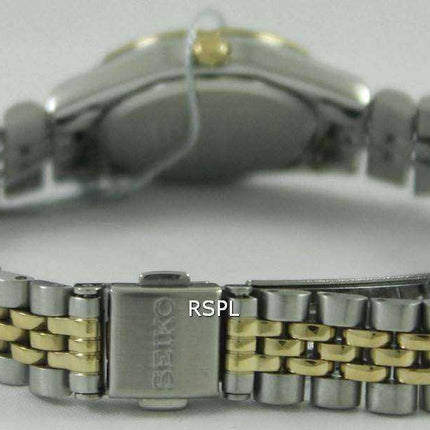Seiko Solar Two Tone Swarovski Crystals SUP094P1 SUP094P Orologio da donna