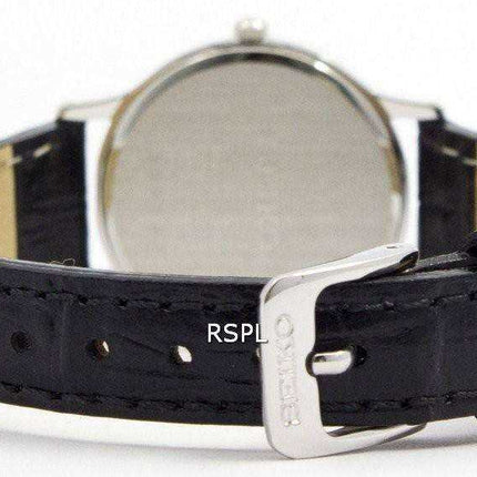 Cinturino in pelle quadrante bianco Seiko Solar SUP299 SUP299P1 SUP299P