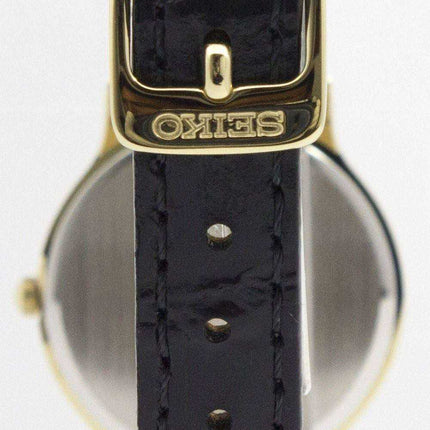 Cinturino in pelle quadrante bianco Seiko Solar SUP300 SUP300P1 SUP300P