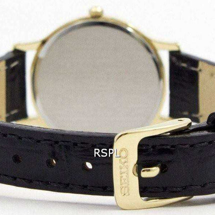 Cinturino in pelle quadrante bianco Seiko Solar SUP300 SUP300P1 SUP300P