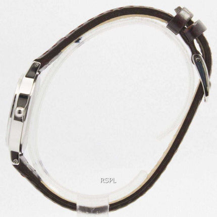 Cinturino in pelle quadrante bianco Seiko Solar SUP303 SUP303P1 SUP303P