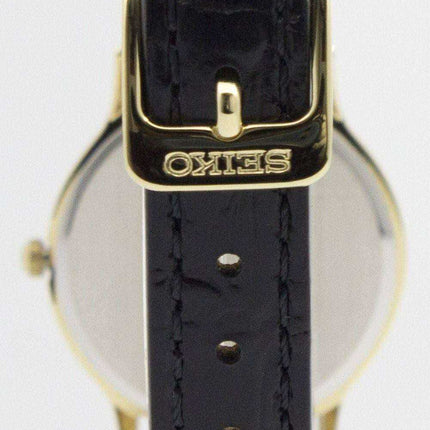 Cinturino in pelle quadrante bianco Seiko Solar SUP304 SUP304P1 SUP304P