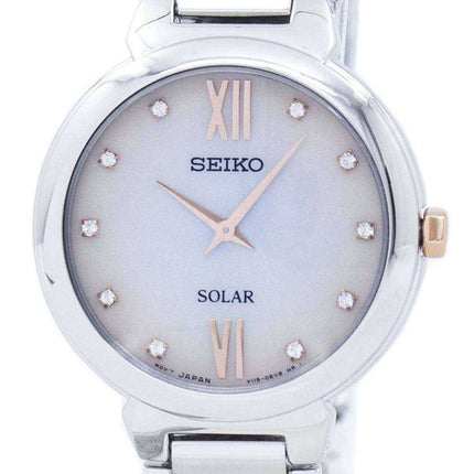Orologio da donna Seiko Solar Diamond Accent SUP381 SUP381P1 SUP381P