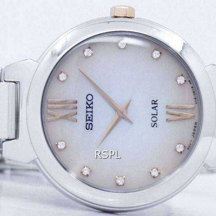 Orologio da donna Seiko Solar Diamond Accent SUP381 SUP381P1 SUP381P