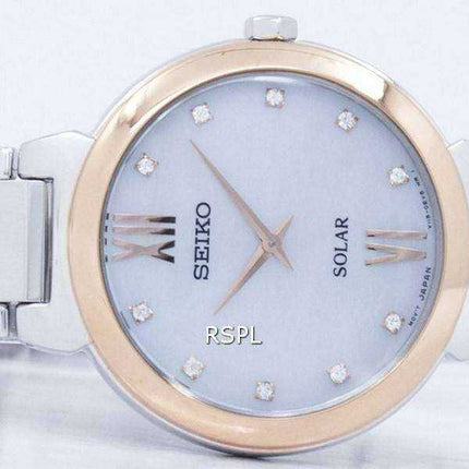 Orologio da donna Seiko Classic Solar Diamond Accent SUP382 SUP382P1 SUP382P