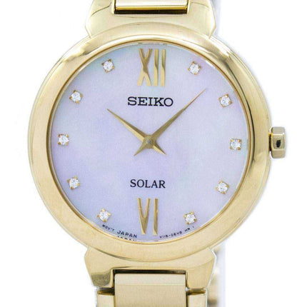 Orologio da donna Seiko Solar Diamond Accent SUP384 SUP384P1 SUP384P