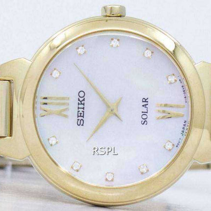 Orologio da donna Seiko Solar Diamond Accent SUP384 SUP384P1 SUP384P