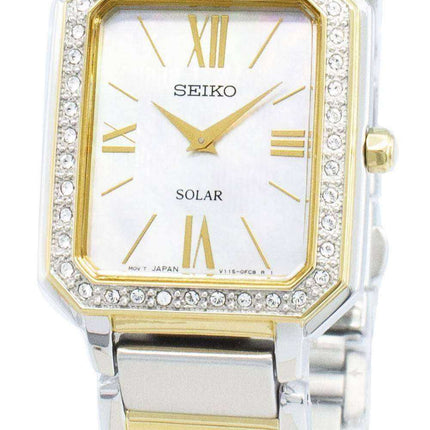 Orologio da donna Seiko Conceptual SUP428P SUP428P1 SUP428 Diamond Accents Solar