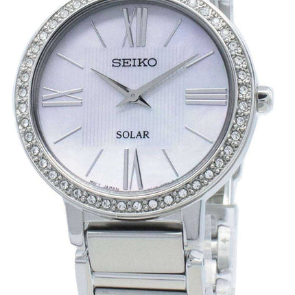 Orologio da donna Seiko Solar SUP431 SUP431P1 SUP431P Diamond Accents