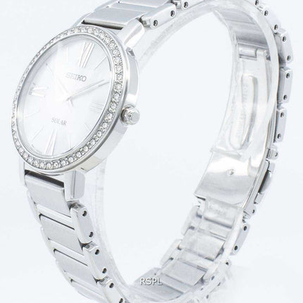 Orologio da donna Seiko Solar SUP431 SUP431P1 SUP431P Diamond Accents