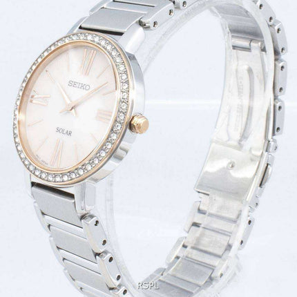 Orologio da donna Seiko Conceptual SUP432P SUP432P1 SUP432 Diamond Accents Solar