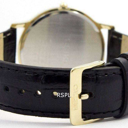 Orologio da uomo in pelle con quadrante bianco Seiko Solar SUP872 SUP872P1 SUP872P