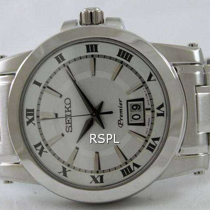 Orologio da uomo Seiko Premier Big Date Calendar SUR013 SUR013P1 SUR013P