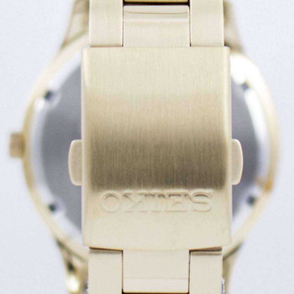 Orologio da uomo Seiko Quartz Gold Tone 100M SUR054 SUR054P1 SUR054P