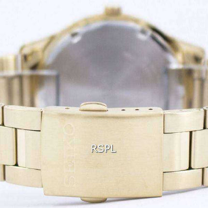 Orologio da uomo Seiko Quartz Gold Tone 100M SUR054 SUR054P1 SUR054P